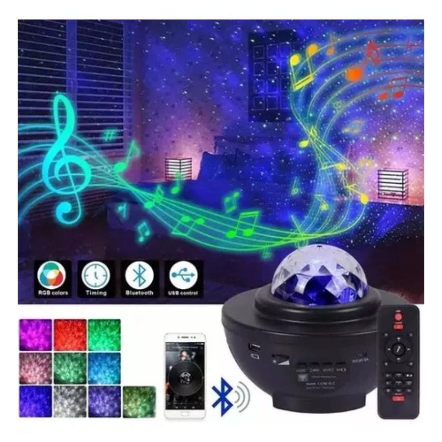 Miniatura 5 de Proyector Led Estrellas Nebulosa Galaxi